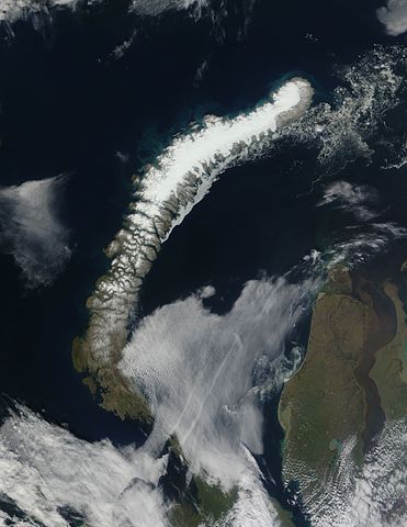 Nowaja Semlja (NASA - public domain)